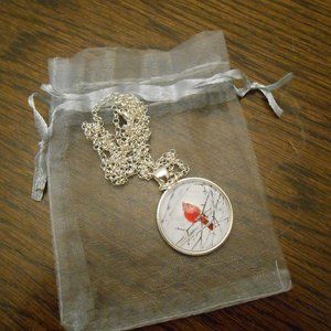 Red Bird Necklace